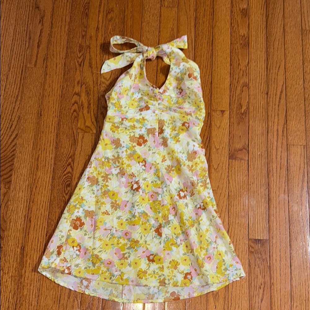 Women’s Floral Halter Dress